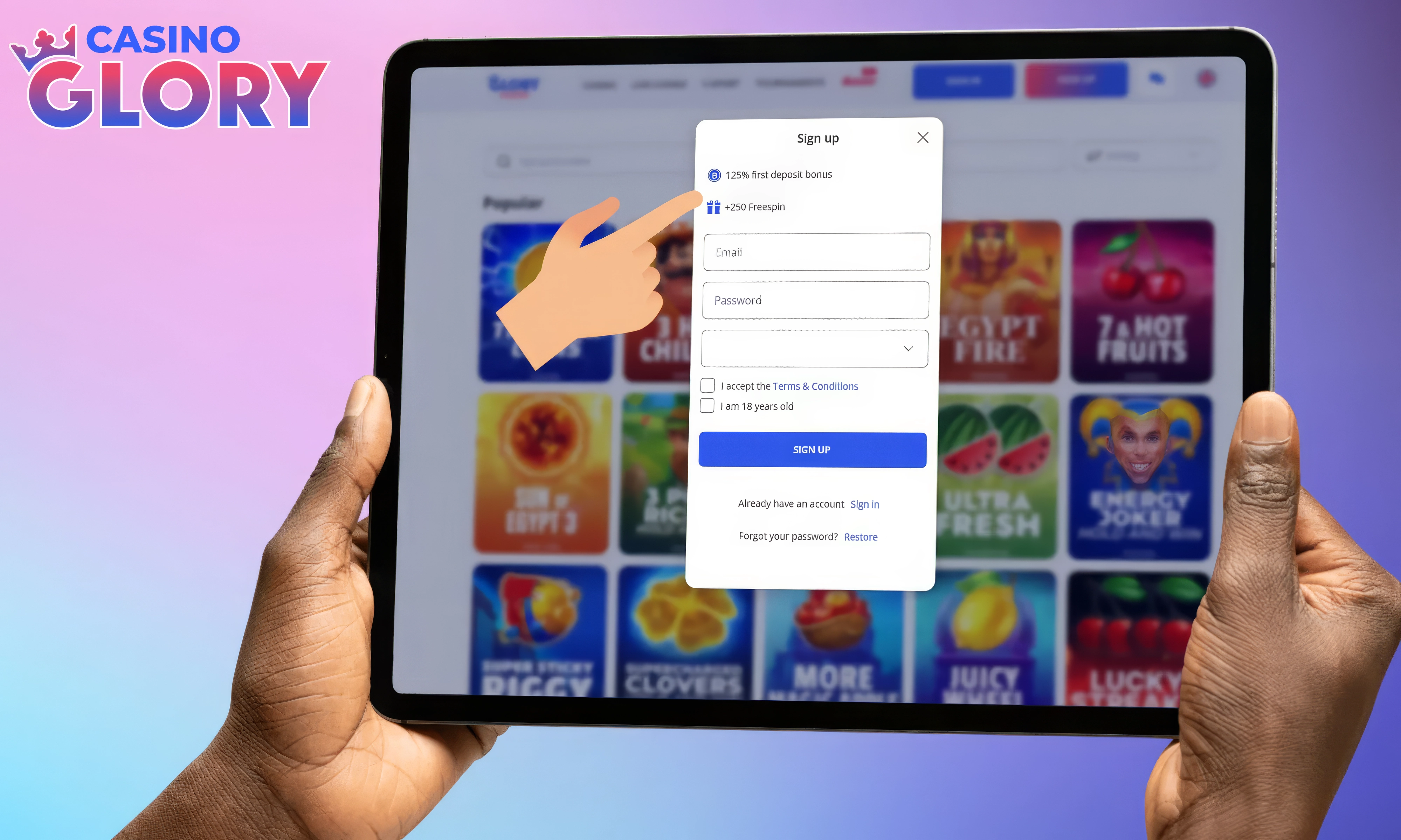 At the top, review the information about your available bonus